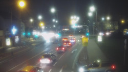 Křižovatka ulic Komenského a Velké Novosady