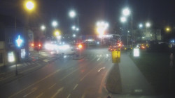 Křižovatka ulic Komenského a Velké Novosady