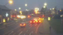 Křižovatka ulic Komenského a Velké Novosady