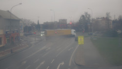 Křižovatka ulic Komenského a Velké Novosady