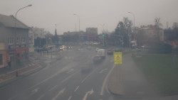 Křižovatka ulic Komenského a Velké Novosady