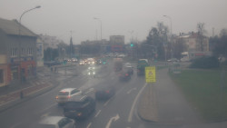 Křižovatka ulic Komenského a Velké Novosady