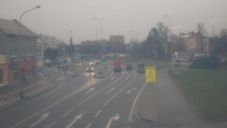 Křižovatka ulic Komenského a Velké Novosady