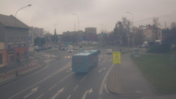 Křižovatka ulic Komenského a Velké Novosady