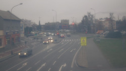 Křižovatka ulic Komenského a Velké Novosady