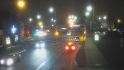 Křižovatka ulic Komenského a Velké Novosady