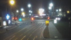 Křižovatka ulic Komenského a Velké Novosady