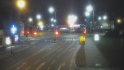 Křižovatka ulic Komenského a Velké Novosady