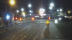 Křižovatka ulic Komenského a Velké Novosady