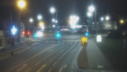 Křižovatka ulic Komenského a Velké Novosady