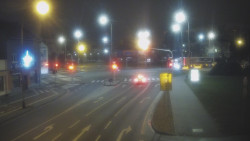 Křižovatka ulic Komenského a Velké Novosady