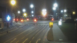 Křižovatka ulic Komenského a Velké Novosady