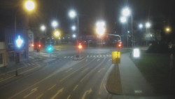 Křižovatka ulic Komenského a Velké Novosady