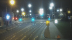 Křižovatka ulic Komenského a Velké Novosady