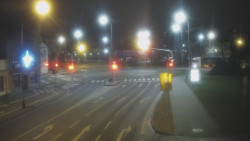 Křižovatka ulic Komenského a Velké Novosady