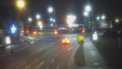 Křižovatka ulic Komenského a Velké Novosady