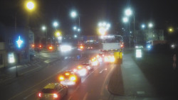 Křižovatka ulic Komenského a Velké Novosady