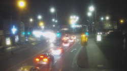 Křižovatka ulic Komenského a Velké Novosady