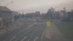 Křižovatka ulic Komenského a Velké Novosady