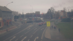 Křižovatka ulic Komenského a Velké Novosady