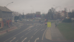 Křižovatka ulic Komenského a Velké Novosady