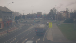 Křižovatka ulic Komenského a Velké Novosady