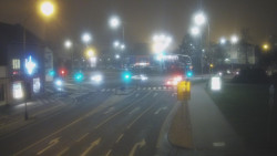 Křižovatka ulic Komenského a Velké Novosady