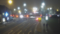 Křižovatka ulic Komenského a Velké Novosady