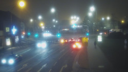 Křižovatka ulic Komenského a Velké Novosady