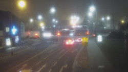 Křižovatka ulic Komenského a Velké Novosady