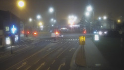 Křižovatka ulic Komenského a Velké Novosady