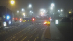 Křižovatka ulic Komenského a Velké Novosady