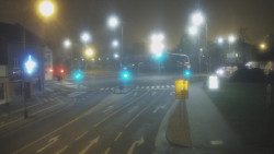 Křižovatka ulic Komenského a Velké Novosady