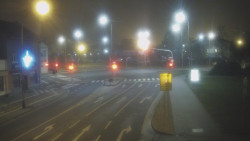 Křižovatka ulic Komenského a Velké Novosady