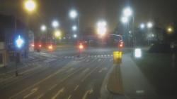 Křižovatka ulic Komenského a Velké Novosady