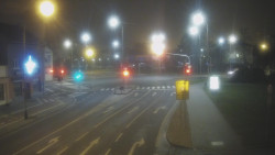 Křižovatka ulic Komenského a Velké Novosady