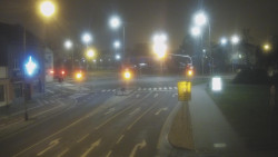 Křižovatka ulic Komenského a Velké Novosady