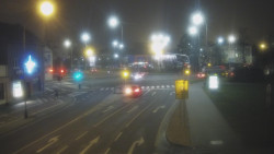 Křižovatka ulic Komenského a Velké Novosady