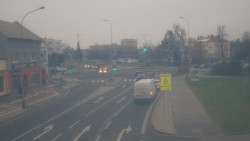 Křižovatka ulic Komenského a Velké Novosady