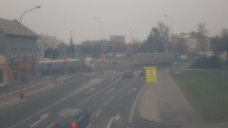 Křižovatka ulic Komenského a Velké Novosady