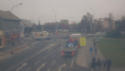 Křižovatka ulic Komenského a Velké Novosady