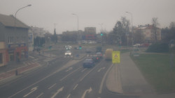 Křižovatka ulic Komenského a Velké Novosady