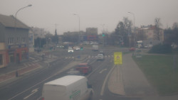 Křižovatka ulic Komenského a Velké Novosady