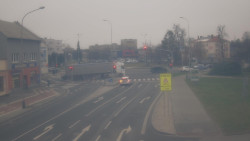 Křižovatka ulic Komenského a Velké Novosady