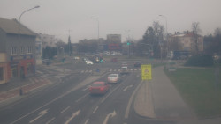 Křižovatka ulic Komenského a Velké Novosady