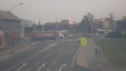 Křižovatka ulic Komenského a Velké Novosady