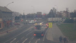 Křižovatka ulic Komenského a Velké Novosady