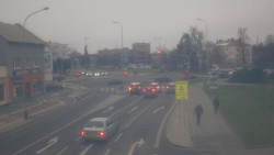 Křižovatka ulic Komenského a Velké Novosady