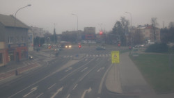 Křižovatka ulic Komenského a Velké Novosady