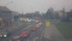 Křižovatka ulic Komenského a Velké Novosady